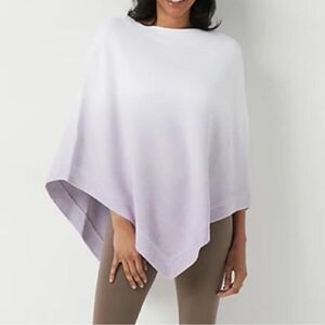 Barefoot Dreams Sweaters Cozychic Ultra Lite Ocean Breeze Poncho Purple Ombre